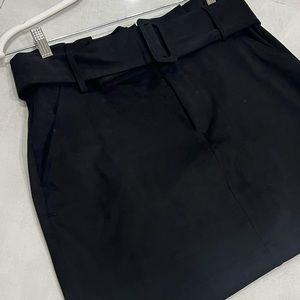 Black Suede Mini Skirt 🖤